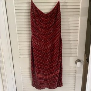 Vintage Randolph Duke beaded cocktail dress.